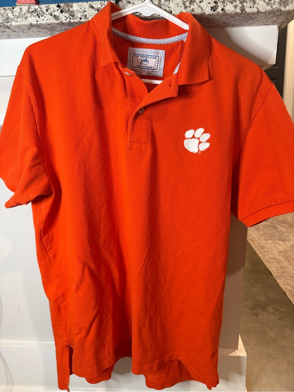 Southern Tide Clemson Orange Polo